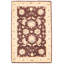 Tapis brun foncé Peshawar Oushak 3 pi 1 po x 5 pi 0 po
