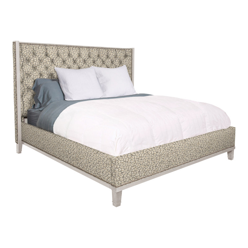 Michael Weiss Bed, Ian Pewter, Dove Gray, Queen