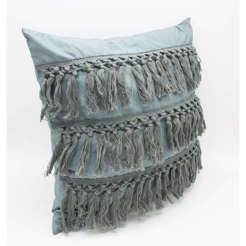  Reversible Throw Pillow, No Insert, Sage Green