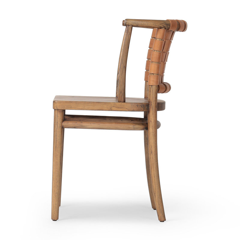Penelope Leather Upholstered Arm Chair