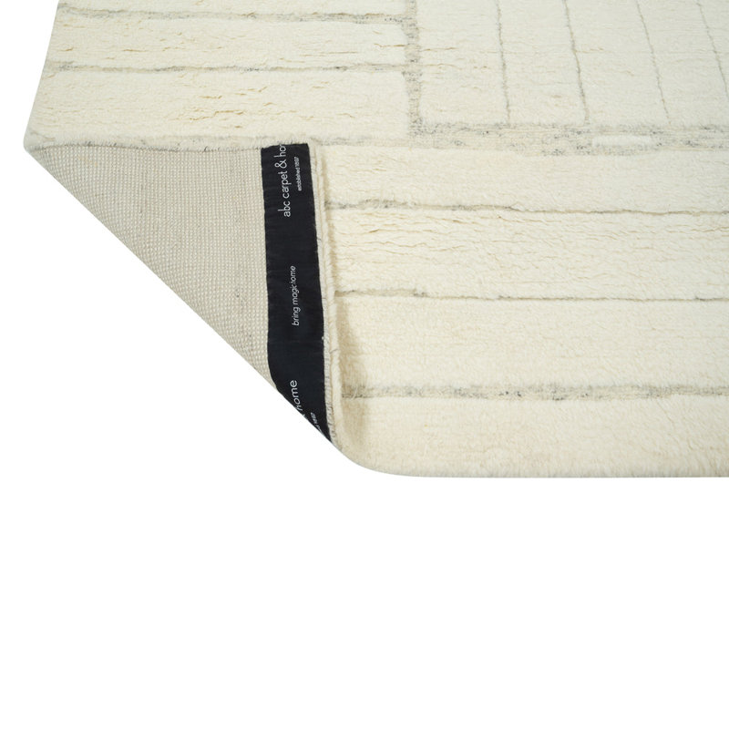 Ivory Moroccan Wool Rug