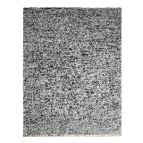 Shadow Play Hand Knotted Wool Area Rug in Charcoal