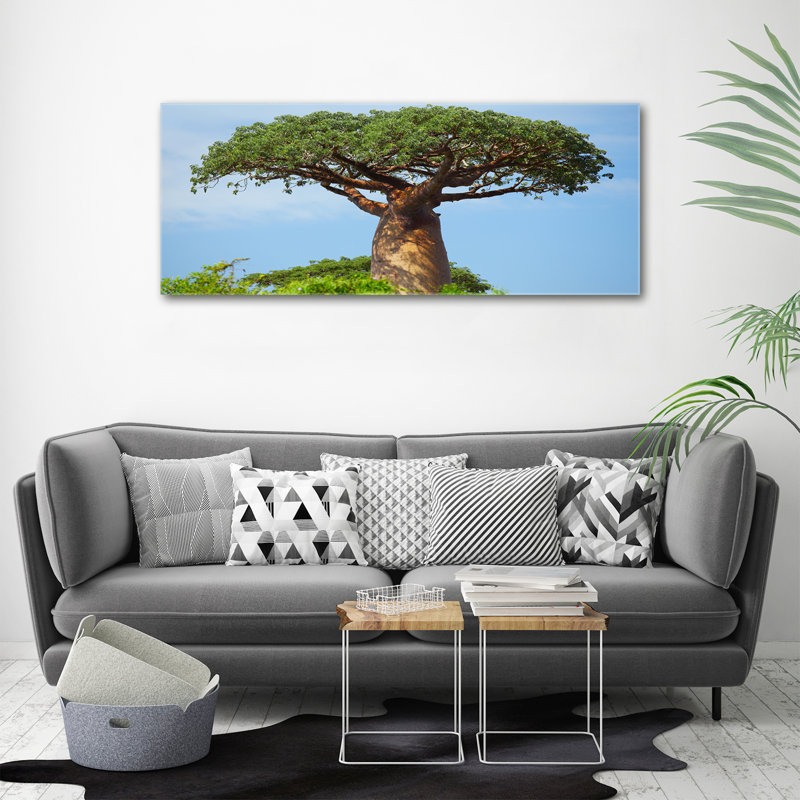 Baobab - No Frame Print on Glass, Canvas, 50cm H x 125cm W x 2cm D