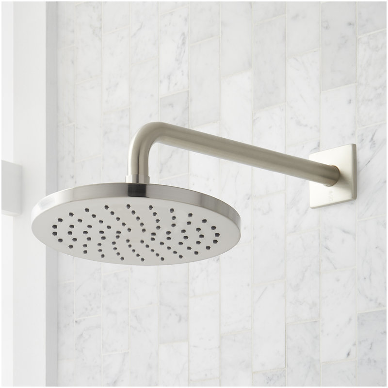 Sefina Pressure Balance Shower System with Hand Shower - Brushed Nickel, Brushed Nickel