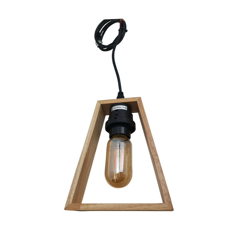 Romig 1 - Light Wood Single Pendant
