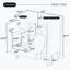 Meuble-lavabo de salle de bain avec lavabo, tiroir fonctionnel, tablette de porte-338546383