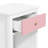 Grajales Kids Nightstand with One Drawer,White Bedside Table with Drawer and Open Partition,Modern Nightstand,Children's Bedside Table-773377099
