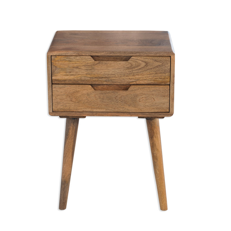 Surya Solid Wood End Table