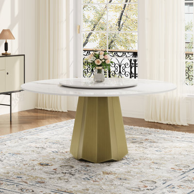 59" Round Modern Dining Table