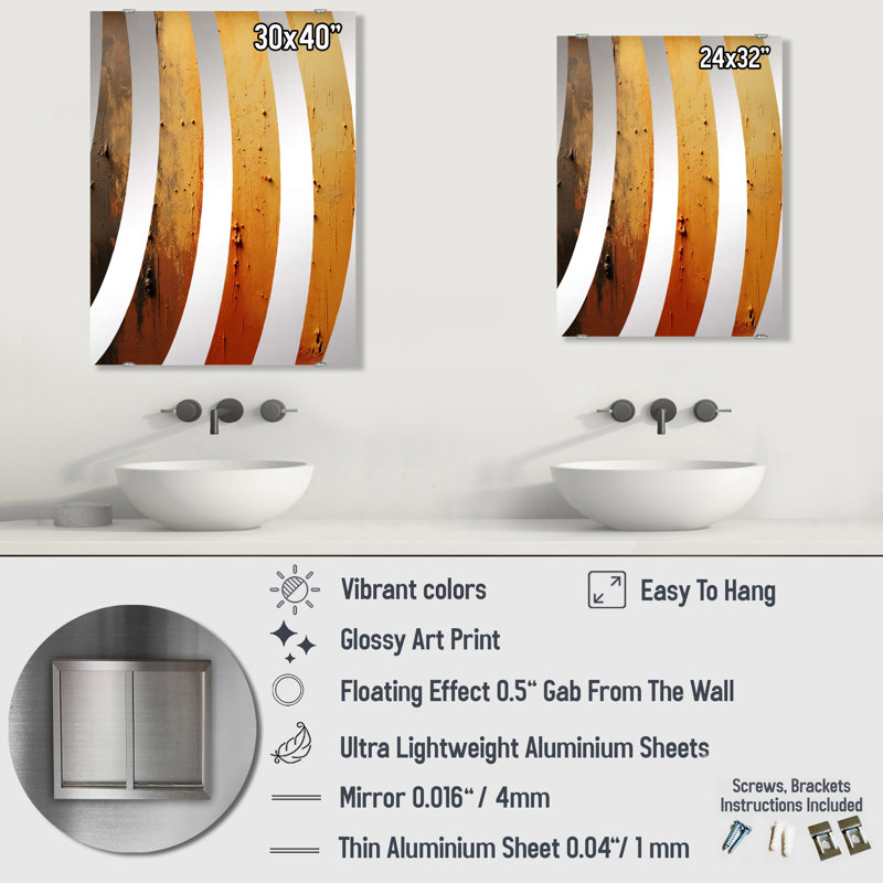 Miroir Grisby, 32 po x 24 po