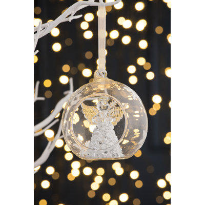 10cm Glass Hanging Figurine Ornament