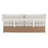 Sofa White & Brown