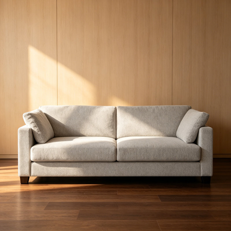 Canapé 83,50 po, Beige  Chenille