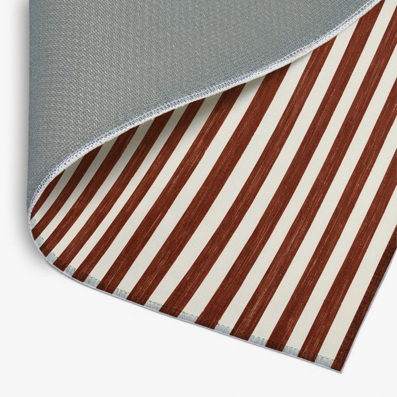 Tapis intérieur / extérieur brun HorizontalStripes