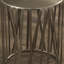 Kruse Iron 15.5"W Drum Side Table