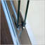 Porte de douche coulissante double 56-60 x 60 - verre de 6 mm, cadre chromé