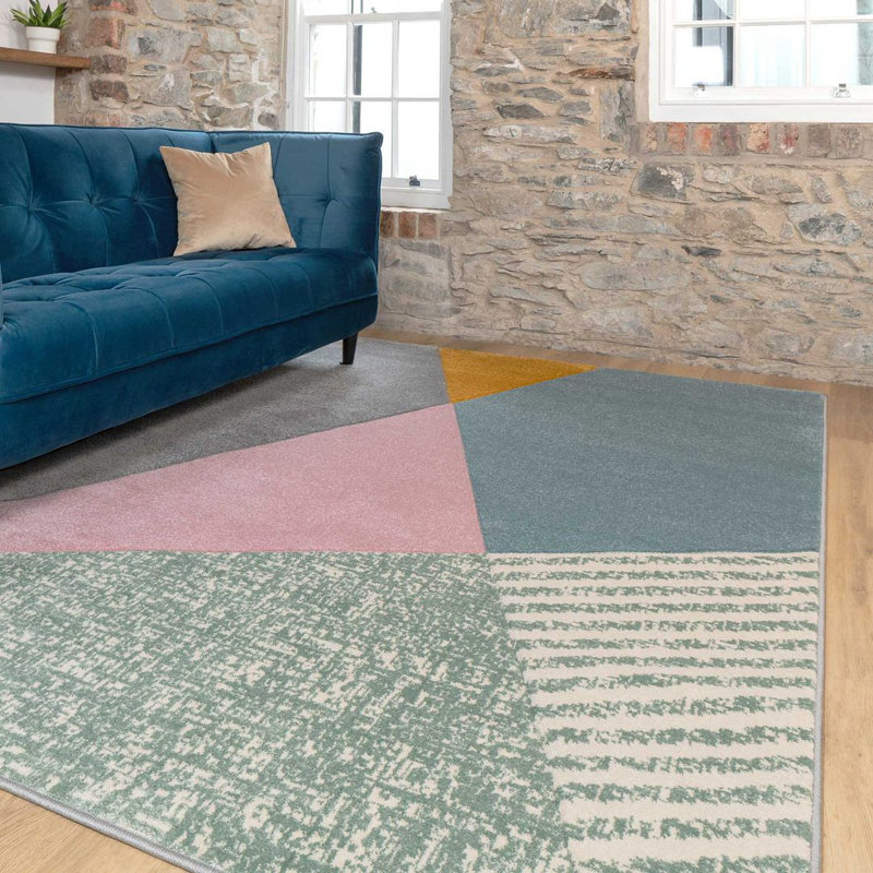 Radstock Abstract Area Rug, Rectangle 190 x 280cm