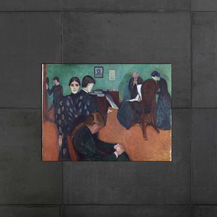 Edvard Munch - Wrapped Canvas Painting, 60cm H x 80cm W x 1.8cm D