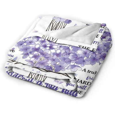 Bestie Throw Blanket Bestie Gifts for Women Best Friend Blanket Gift 40 x 50 Inch Long Distance Friendship Gift Thinking of You Gifts Perfect for Birthday & Far Away Besties