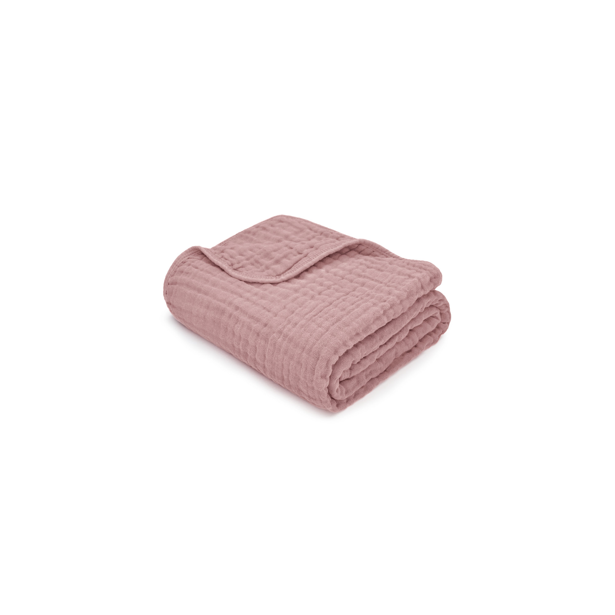 Karlina Muslin Blanket, White, Baby