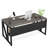 Modern 55-Inch Computer  Desk With Storage Shelf,Writing Deskfor Home Office-1374421501