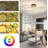 Modern Ceiling Light Fixture,Gold Dimmable Led Ceiling Light With Remote Control For Living Room,5 Rings Flush Mount Ceiling Lamp For Living Room Bedroom Kitchen Lighting Fixtures Ceiling