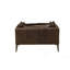 Chaise en cuir vieilli Porchester