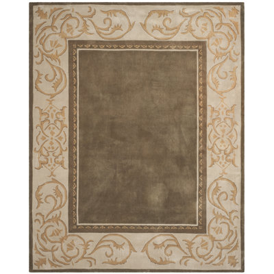 Tapis olive / ivoire Pelagios