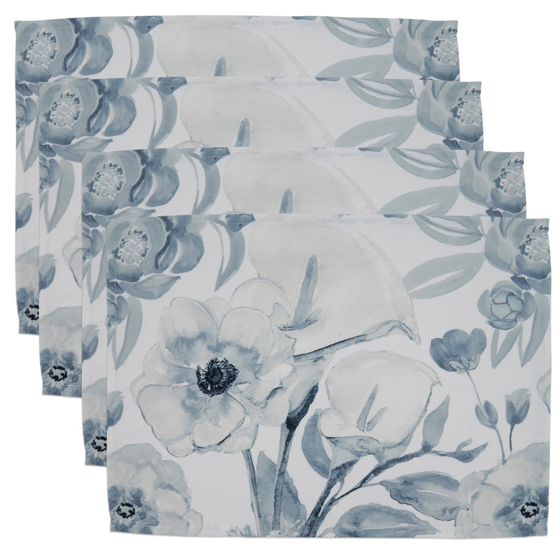 Layfield Polyester Floral Rectangle Placemat