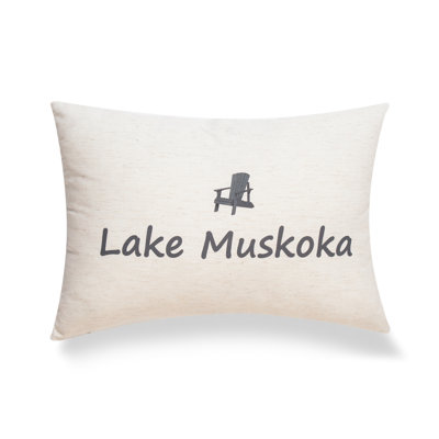 Lakes Muskoka Rectangular Pillow Cover & Insert