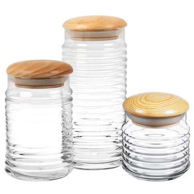 Glass Jar - Set of 3