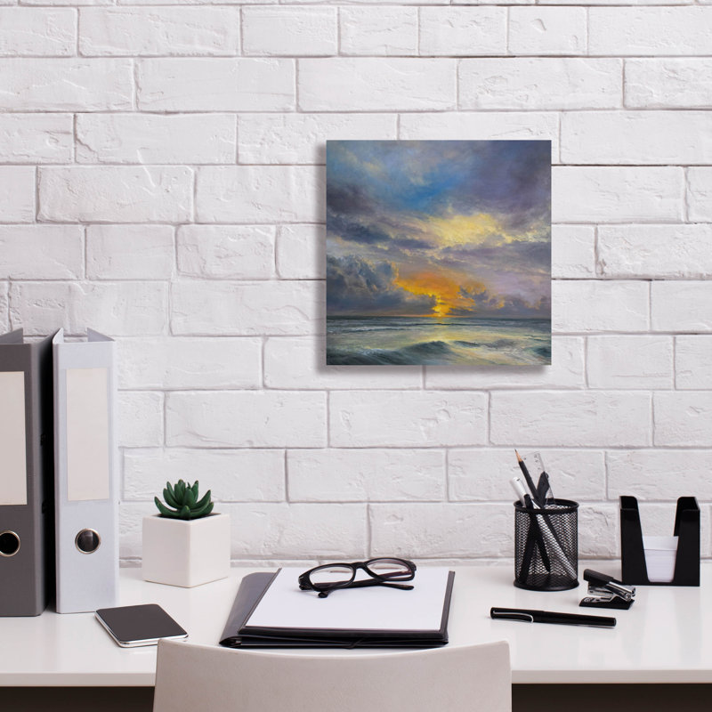 «Synergy» par Joanne Parent, art mural sur toile, H 12 po x l 12 po