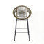 Ensemble de 2 tabourets de bar d'extérieur en osier-176412574