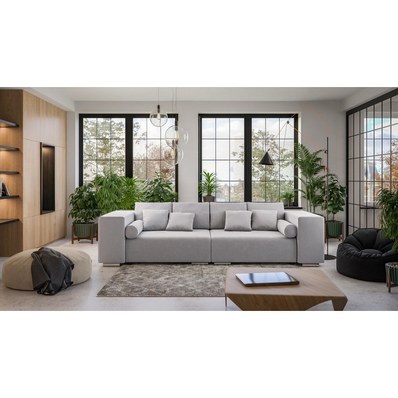 5 Seater Sofa, Silver