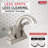 Two Handle Centerset Bathroom Sink Faucet