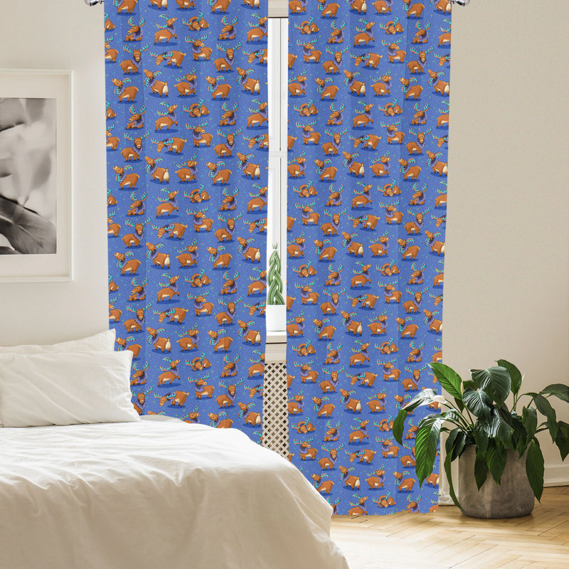 Moose Semi-Sheer Rod Pocket Sliding Panel, 28" x 63"