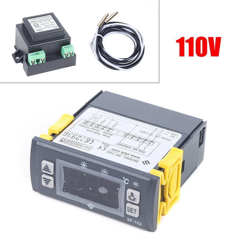 Display Refrigerator Thermostat Manual and Automatic Shutdown Defrosting 110V