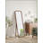Full Length Mirror, Solid Beech Wood Frame Floor Mirror, Freestanding Mirror with Stand, Large Body Mirror for Bedroom Living Room Dressing Room, Walnut Finish-129582921