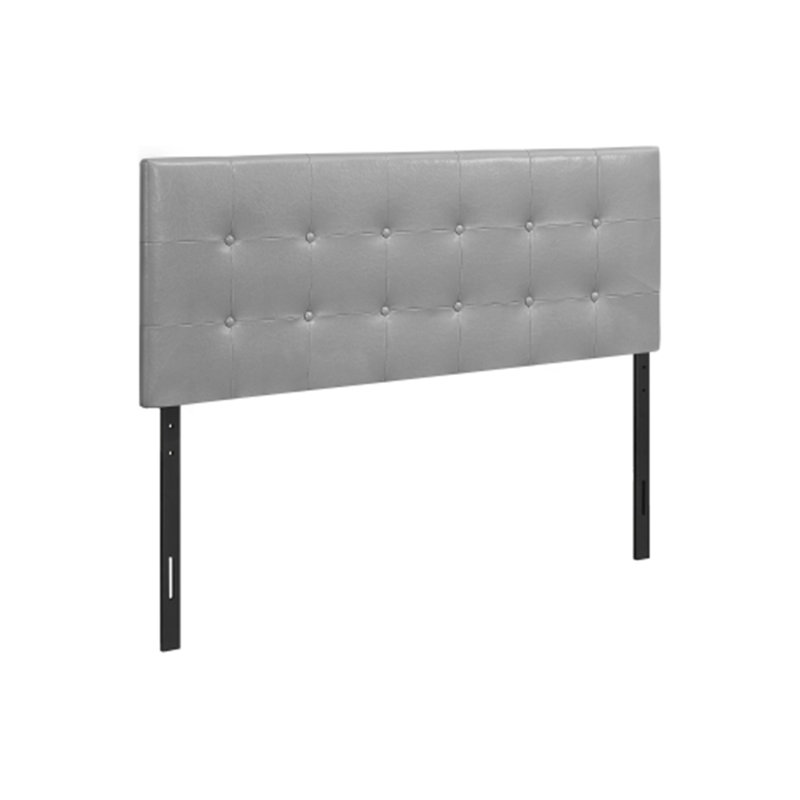 Bed, Headboard Only, Bedroom, Upholstered, Linen Look, Transitional, Full / Double, Brown