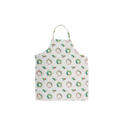 Christmas Floral Bib Apron