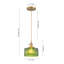 Suspension ronde en verre à motifs rétro 1-829276441