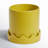 Winterview Pot with Saucer 7.5"x 7.25"-465653315-465653314