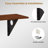 Stephan Metal Base Floating Desk