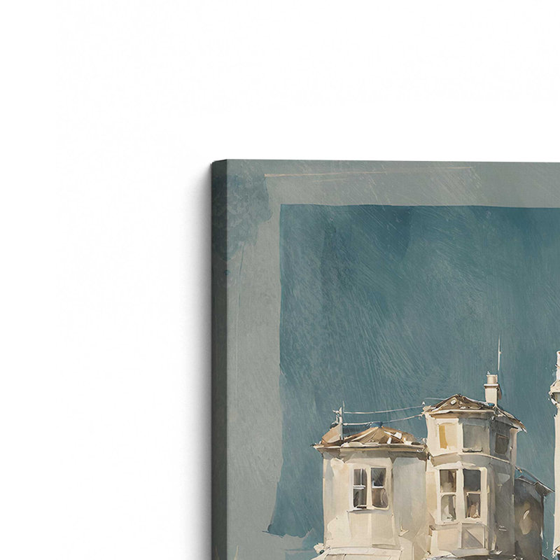 Façades peintes, H 12 po x l 18 po, Wrapped Canvas, Ne s’applique pas