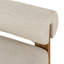 Chaise de patio en teck avec coussins Klaudie-594861185-594861186