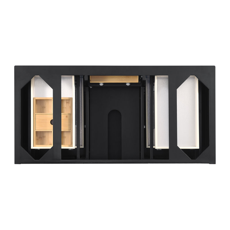 Lorelai 48'' W Single Vanity, Ethereal Noctis, Black Onyx
