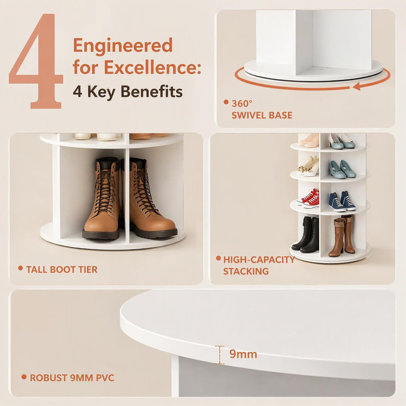 28 Pair Shoe Rack