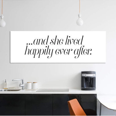 Happily Ever After by Honeymoon Hotel - Wrapped Canvas Panoramic Gallery-Wrapped Canvas Giclée