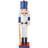 Christmas Baseball Player Nutcracker - Baseball Player With White Pin Stripe Uniform And Bat Holiday Decor Nutcracker