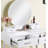 Liannon Contemporary Wood Vanity And Stool Set-969043889